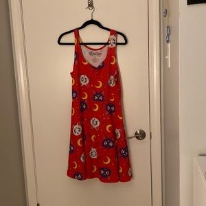 Hot Topic Sailor Moon Luna & Artemis Dress